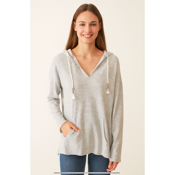 Mystree Tops - MYSTREE HOODIE PREPPY SCHOOL CASUAL MINIMALIST NORMCORE STREETWEAR SOFT NWT M